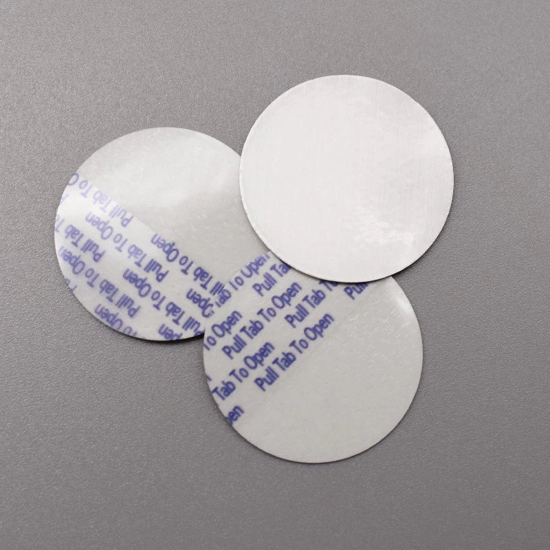 Wholesale Easy Peel One Piece Aluminum Foil Seal Wad/liner/gasket